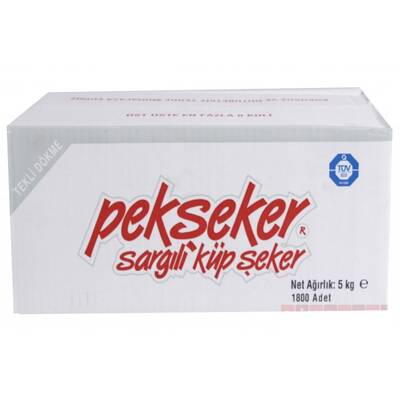 Pekşeker Tek Sargılı Dökme Küp Şeker 5 kg