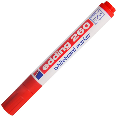 Edding Beyaz Tahta Kalemi E-260 Kırmızı