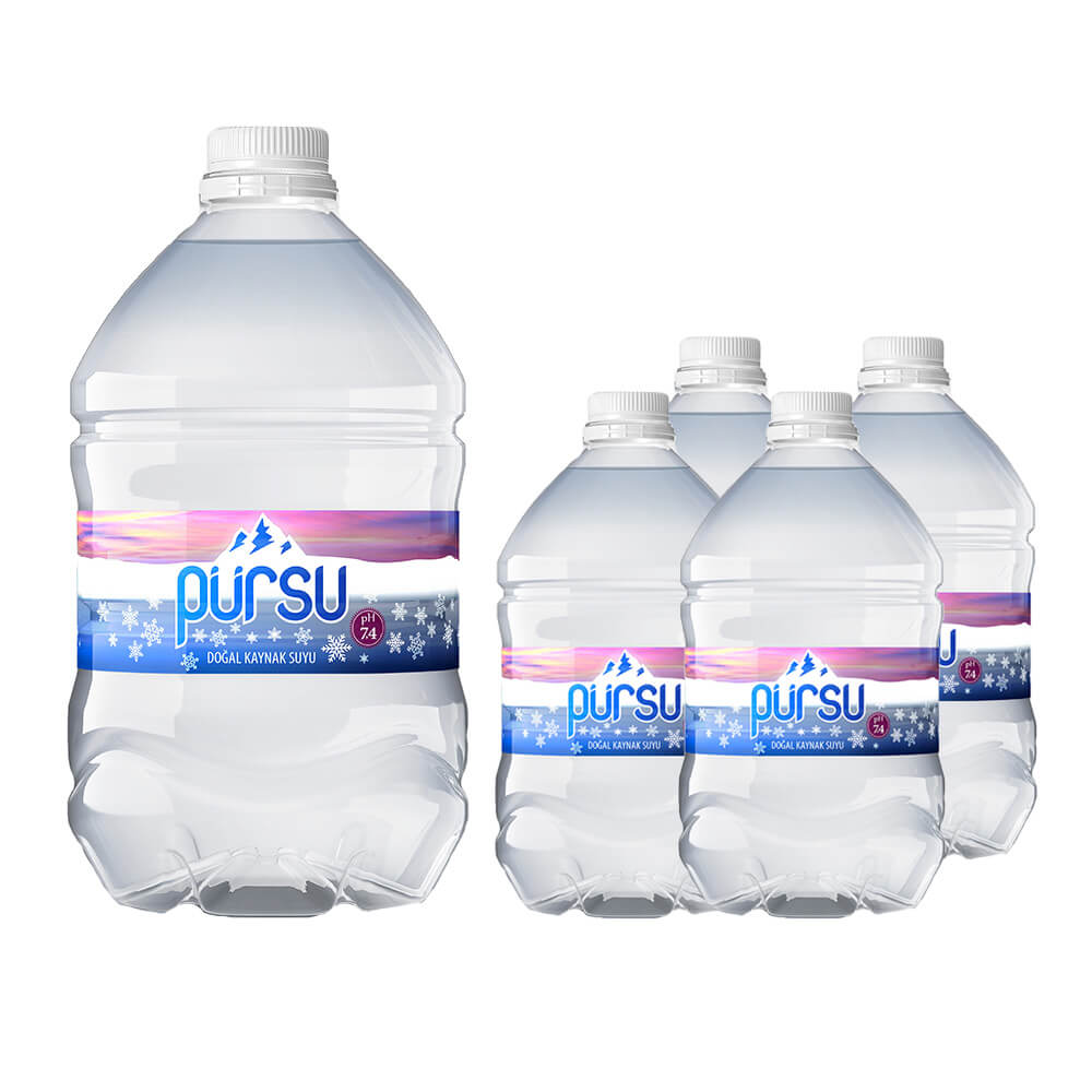 Pürsu Su 5Lt x 4 Pet Su