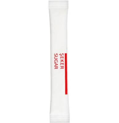Stick Beyaz Şeker 3 Gram 1000 li