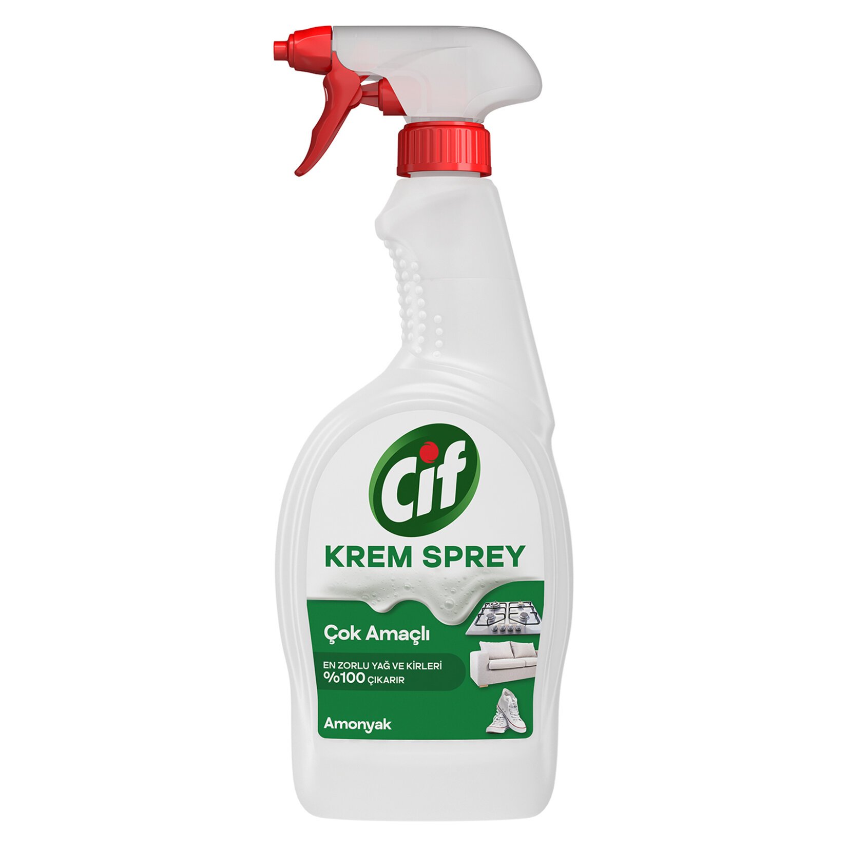 Cif Amonyak Çok Amaçlı Krem Sprey 750 Ml Cif