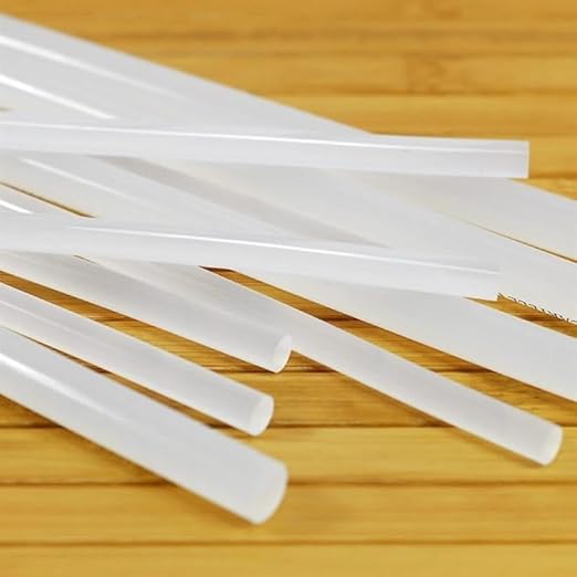 WellHise Şeffaf Sıcak Silikon Çubuğu Standart Kalın 11mm x 21.5cm – 10'lu Paket Çubuk Silikon