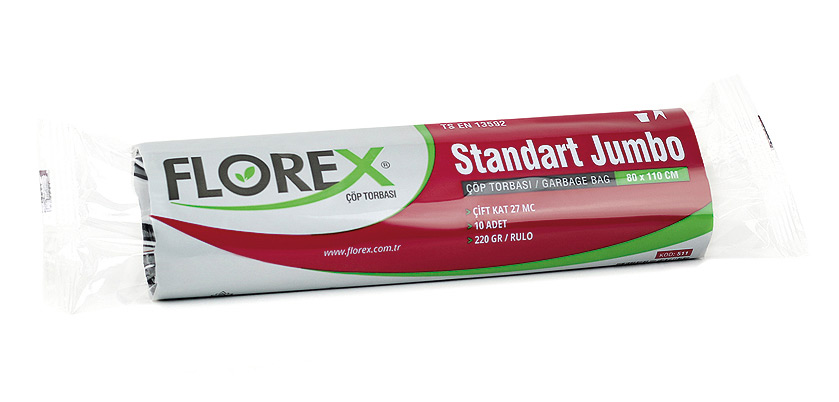 Klasik Seri Standart Jumbo Çöp Torbası Yıldız Katlama