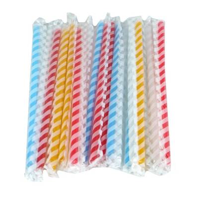 Renkli Jelatinli Körüksüz Pipet 100 lü
