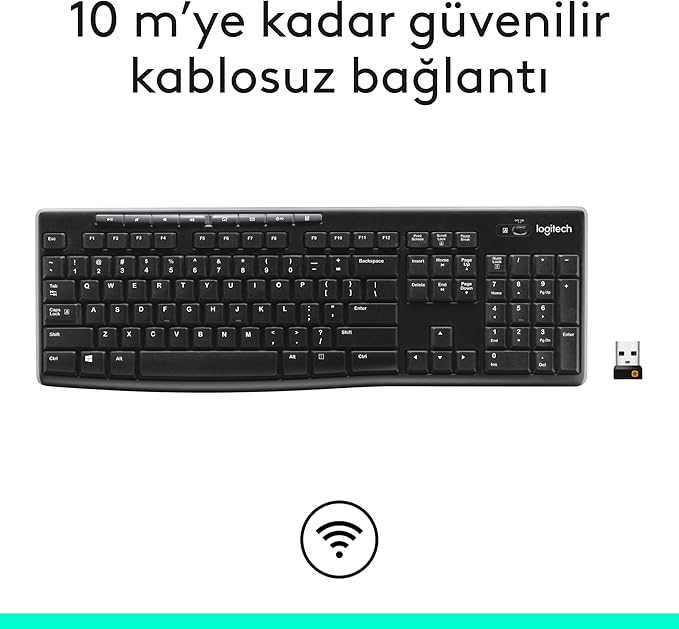 Logitech K270 Kablosuz Klavye