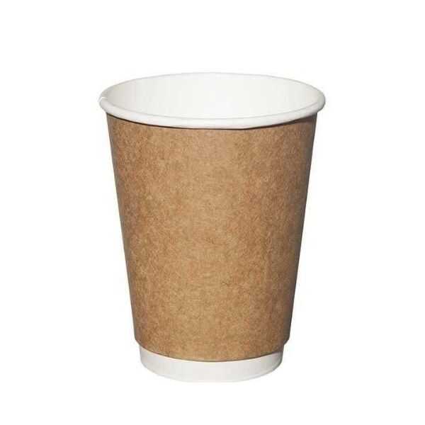 14oz Kraft Double Wall Karton Bardak 50 li 