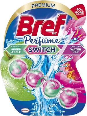 Bref WC Perfüme Switch Yeşil Elma & Nilüfer Premium Klozet Blok Bref