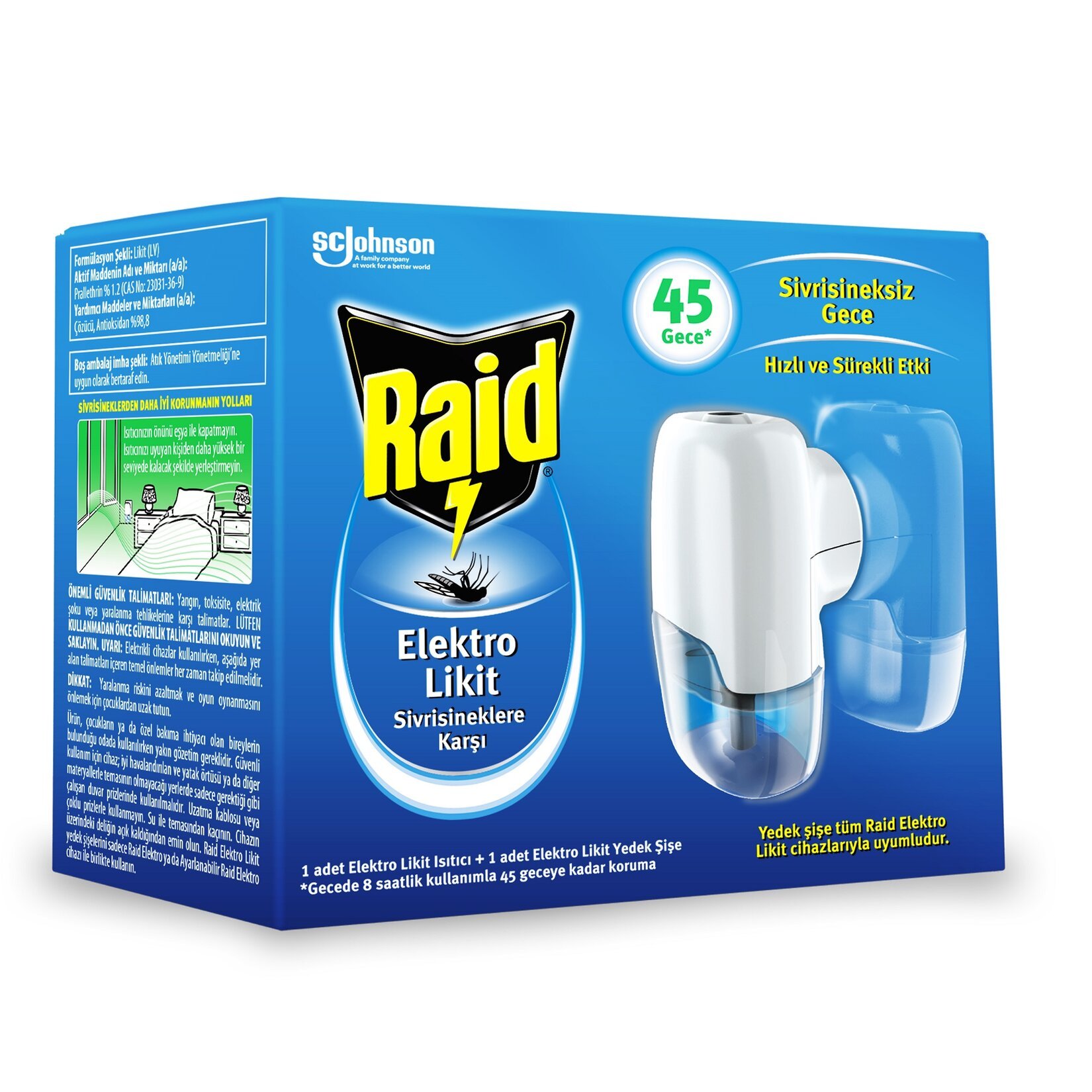 Raid Makine+ Likit Yedek 45 Gece Raid