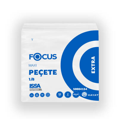 Focus Extra Maxiplus Özel Katlama Peçete 1/8 Focus