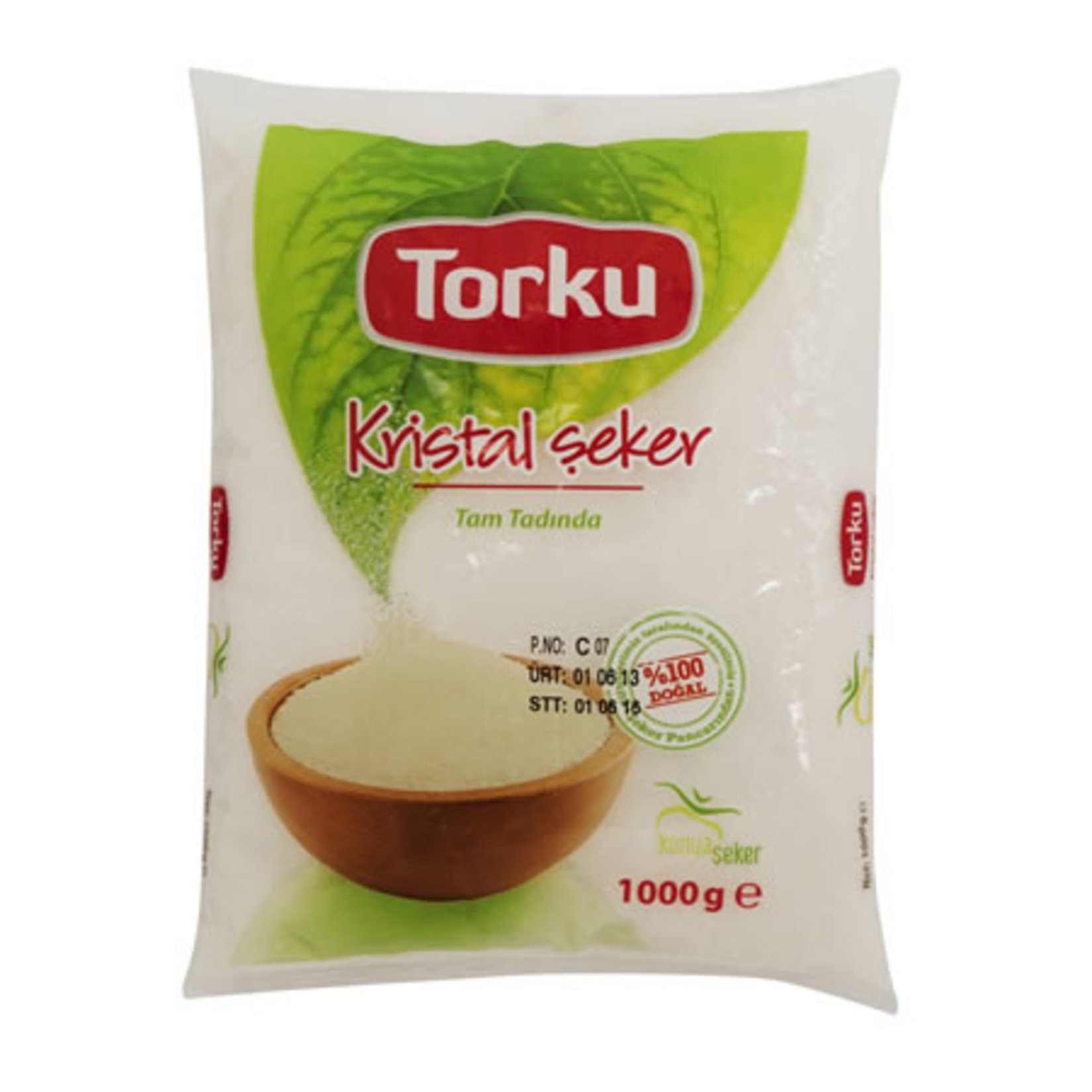 Torku Şeker Tanesi Toz Şeker 1 Kg Torku