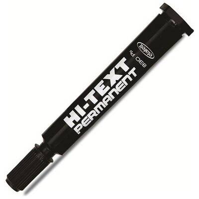Hi-Text Permanent Kesik Uçlu Siyah