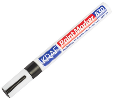 Kraf Paint Markör 830 Siyah Kraf