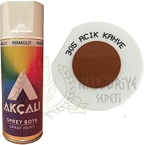 Akçalı Akrilik Sprey Boya Açık Kahve 400 ml - 305