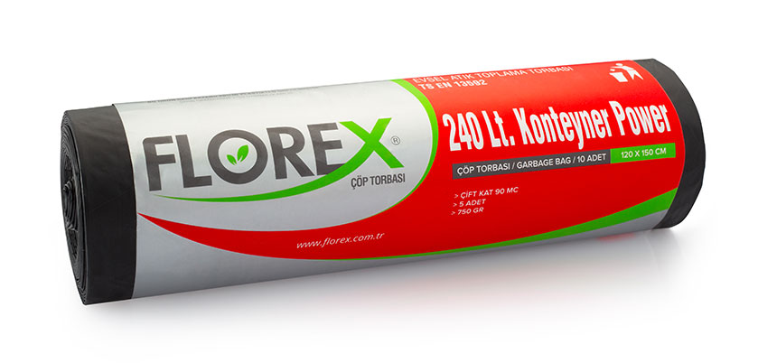 Klasik Seri 240 lt Konteyner Power Çöp Torbası 1 paket